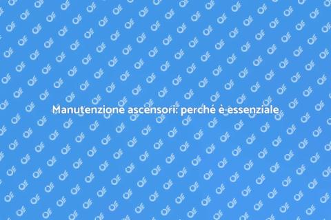 Revisione generale dell'ascensore