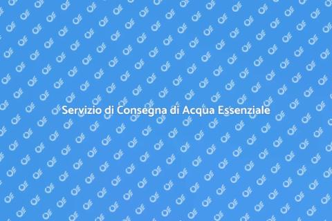 Consegna di Acqua: Servizio Essenziale