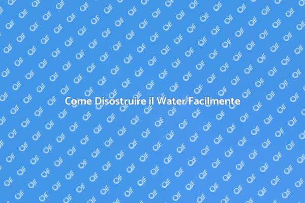 Disostruzione Facile del Water della Toilette