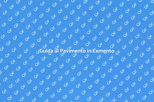 Costruzione di Pavimenti in Cemento