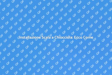 Scala a Chiocciola: Guida all'Installazione