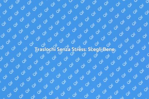 Traslochi Facili: Guida alla Ditta