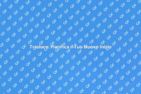 Traslocare in un Altro Stato