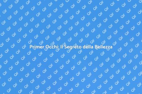 Primer Occhi Trasparente: Bellezza Essenziale