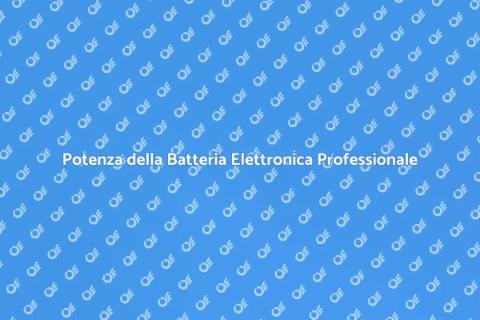 Batteria Elettronica per Uso Professionale