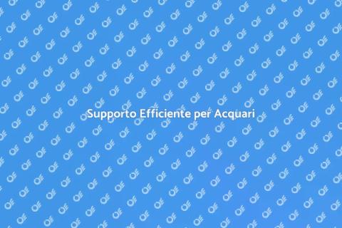 Controllo Supporto Acquario Domestico