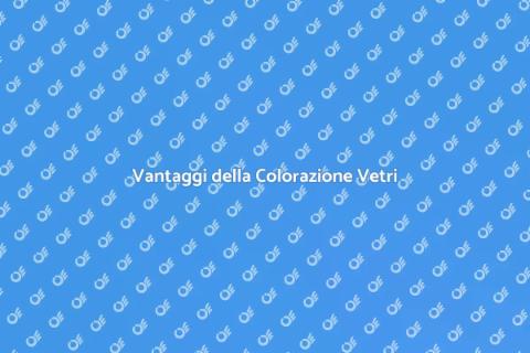 Colorazione Professionale Vetri Finestre