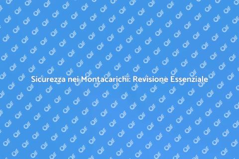 Revisione Leghe Leggere Montacarichi