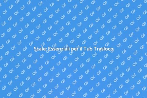 Consegna e Installazione Scale Traslochi
