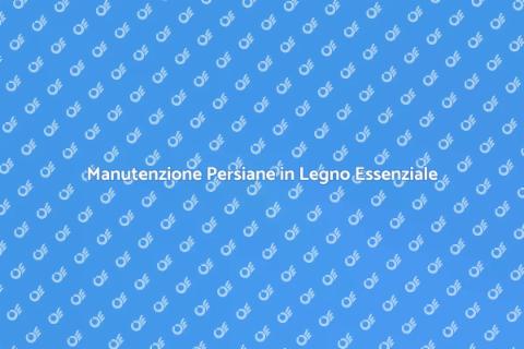 Rimozione Persiane in Legno: Guida