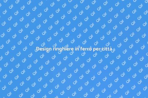 Ringhiere in ferro: design urbano