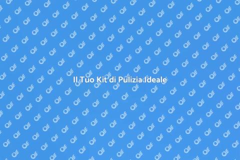Kit di Pulizia Completo per la Casa