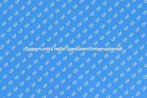 Spedizioni Internazionali: Opportunità per Te