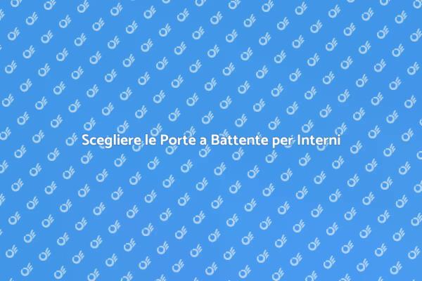 Trasforma il Tuo Spazio con Porte a Battente