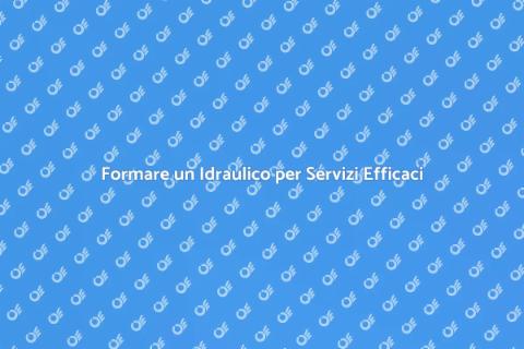 Allenare un Idraulico per Riparazioni
