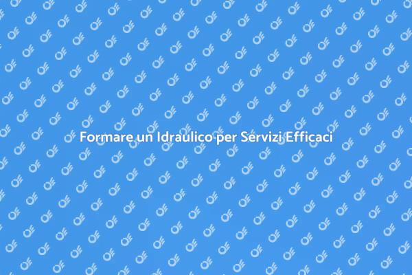 La Formazione degli Idraulici per Riparazioni