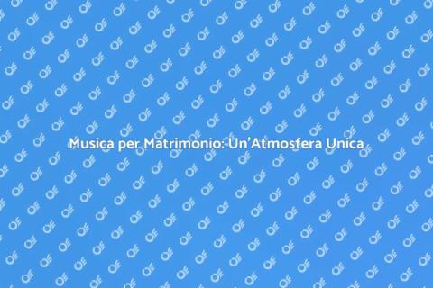 Animazione Musicale per Matrimonio