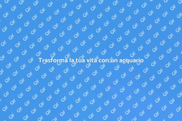 Un acquario per la tua serenità