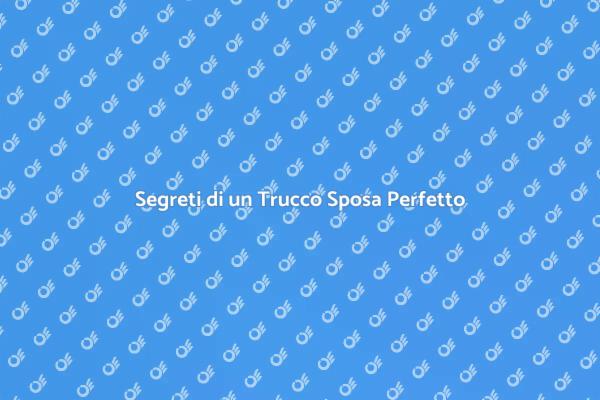 Il Segreto del Trucco Fresco per Sposa