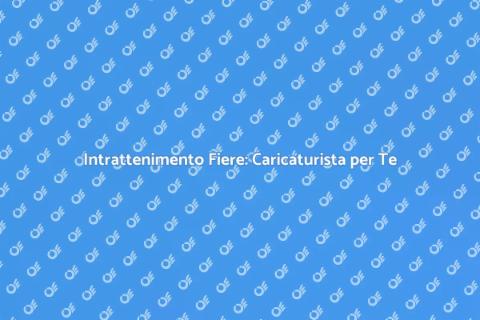 Noleggiare un Caricaturista per Fiere