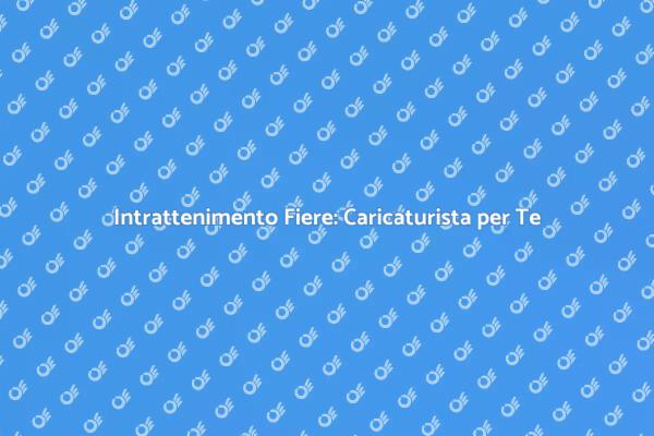 Caricaturista: il Tocco Magico per Eventi