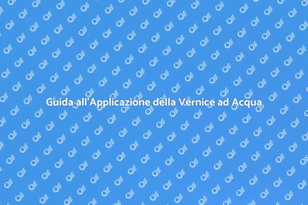Vernice ad Acqua: Rinnova Facile!
