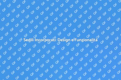 Sedili Incorporati per Rinnovare Casa