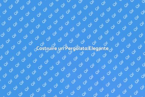 Pergolato con Copertura a Shed