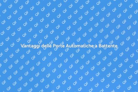 Porte Automatiche a Battente Innovativi