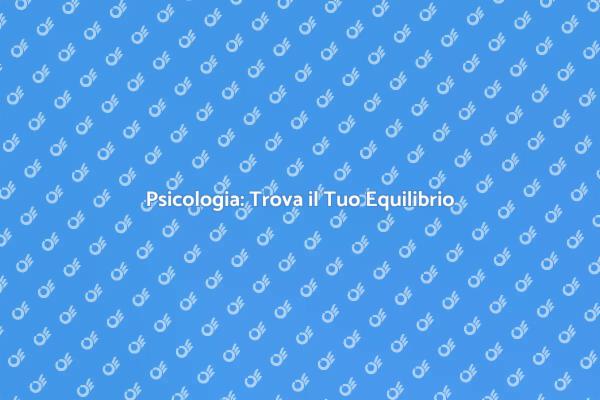 Ritrova la Tua Serenità con Noi