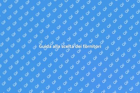 Assistenza nella scelta fornitori