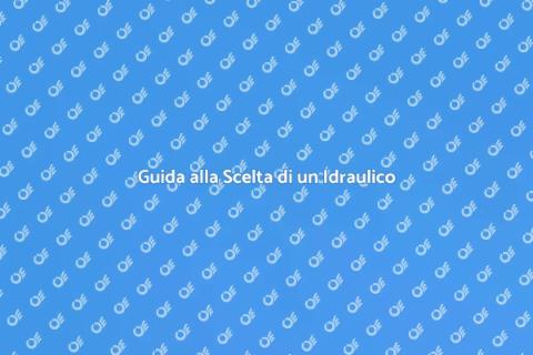 Chiamare un Idraulico Esperto