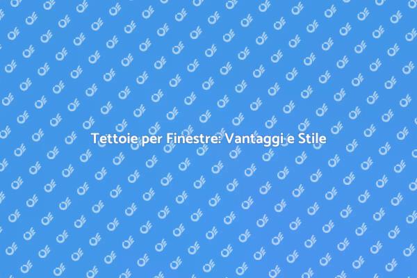 Tettoie per Finestre: Eleganza e Utilità
