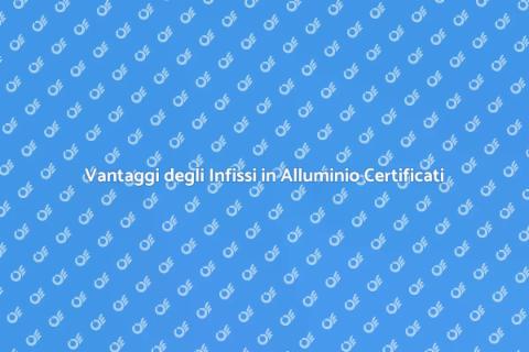 Infissi in Alluminio: Eleganza e Funzionalità