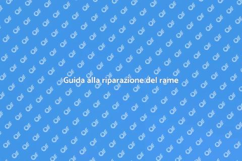 Riparare una copertura in rame