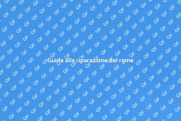 Riparazioni per coperture in rame