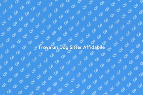 Dog Sitter: Scegli le Cure Giuste