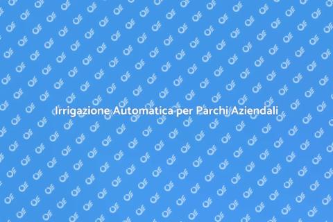 Timer Irrigazione Parchi Aziendali