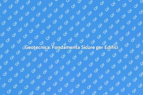 Indagine Geotecnica Preliminare