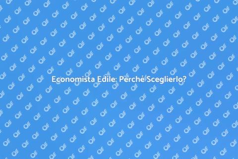 Assumere un Economista Edile
