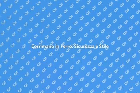 Corrimano in Ferro per Esterni