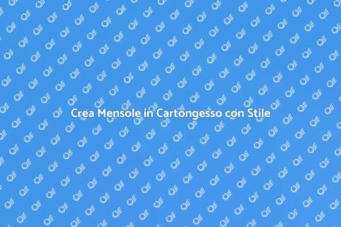 Mensole in Cartongesso: Design Unico