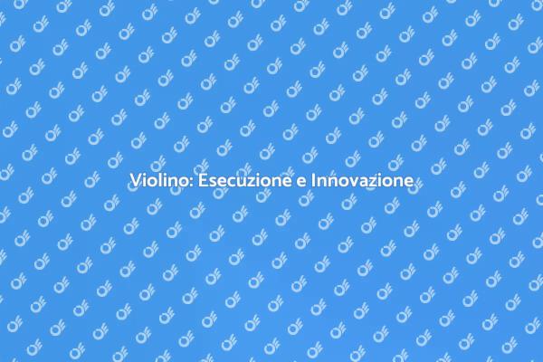 Elettronica e Violino: Un'Armonia Unica