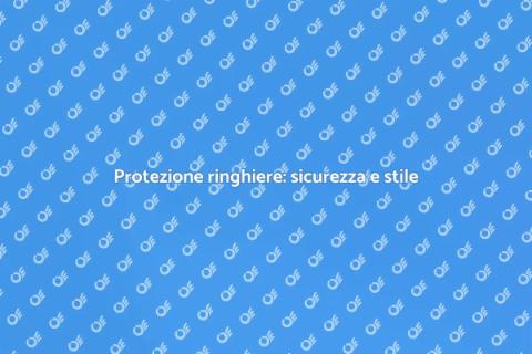 Proteggi le ringhiere dai danni