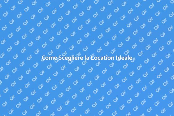 Prenota la Location per il Tuo Evento