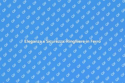 Ringhiere in Ferro Battuto per Esterni