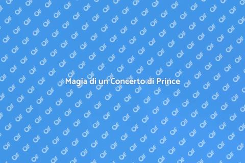 Concerto Personalizzato di Prince