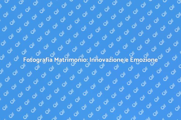 Immortala il Tuo Matrimonio in Modo Unico