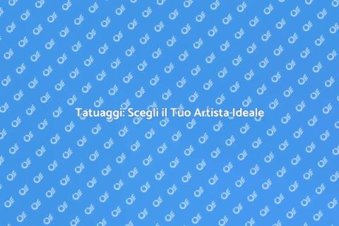 Tatuatore: Arte e Creatività sulla Pelle