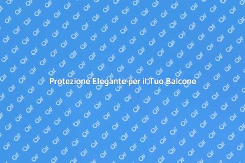 Pensilina per Balconi con Balaustre